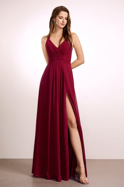 Robe Portefeuille Rose Drapée - gallery 2