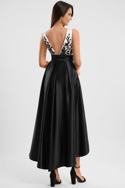 Robe Portefeuille Bi-Matière Chic - gallery 4