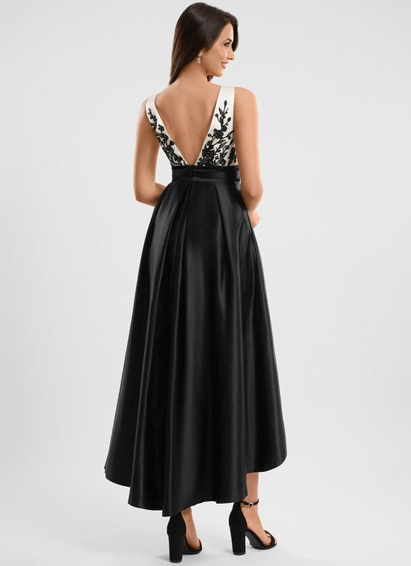 Robe Portefeuille Bi-Matière Chic - gallery 4