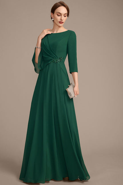 Robe Portefeuille Émeraude Élégante - gallery 2