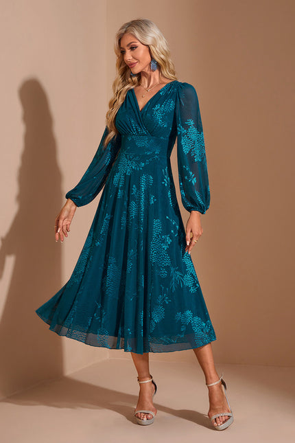 Robe Portefeuille Émeraude Fluide