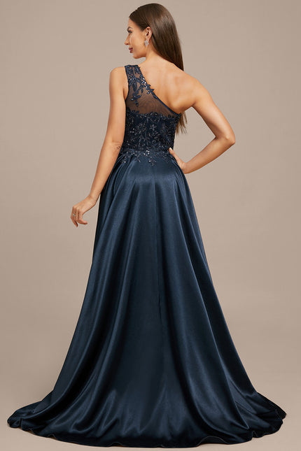 Robe Portefeuille Asymétrique Ornée - gallery 6