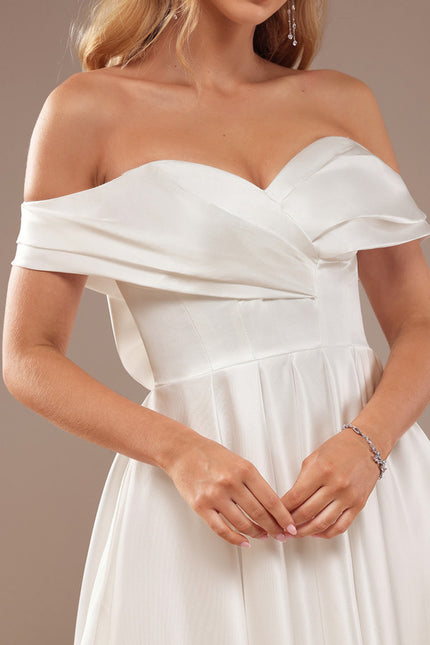 Robe Portefeuille Satinée Altière - gallery 1