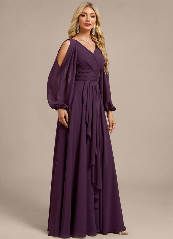Robe Portefeuille Violette Aérienne - gallery 4