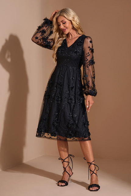 Robe Portefeuille Tulle Chic