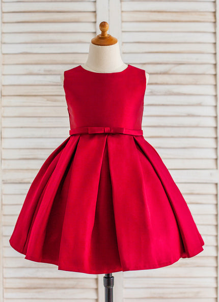 Robe Portefeuille Satinée Enfant