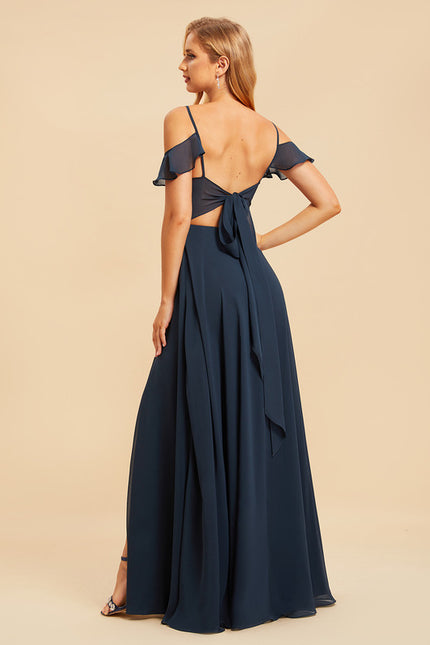 Robe Portefeuille Rose Drapée - gallery 1