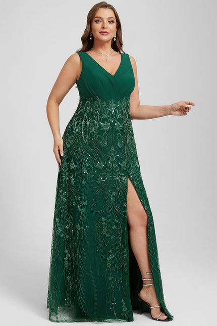 Robe Portefeuille Émeraude Chic - gallery 7