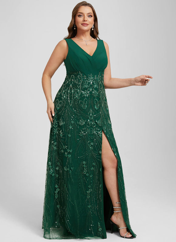 Robe Portefeuille Émeraude Chic - gallery 7