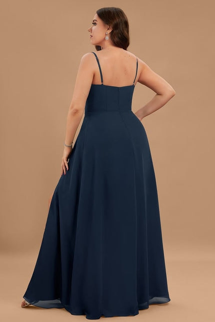 Robe Portefeuille Sombre Élégante - gallery 5