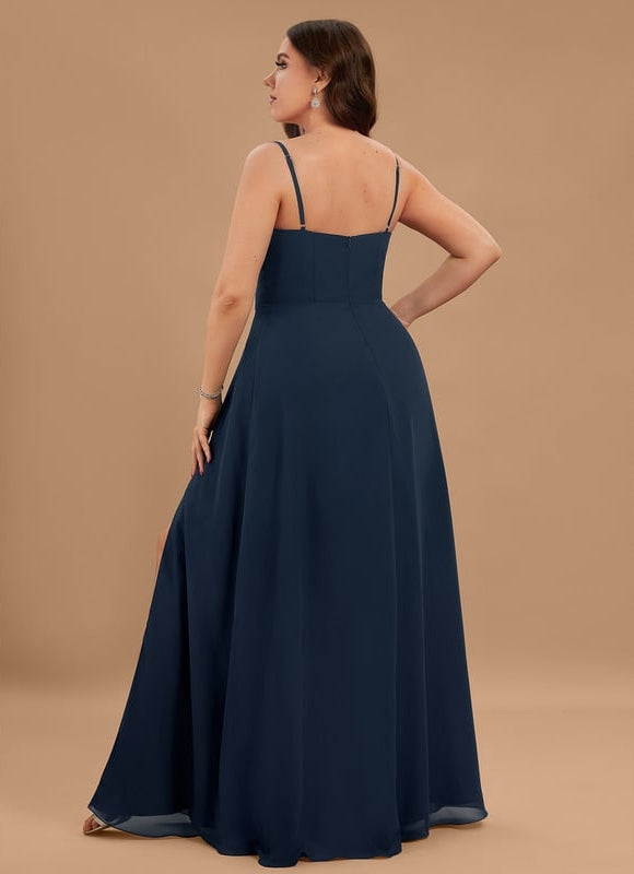 Robe Portefeuille Sombre Élégante - gallery 5