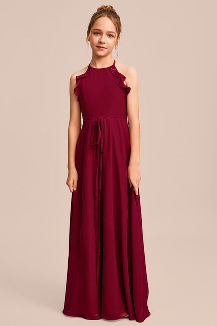 Robe Portefeuille Rouge Élégant - gallery 4