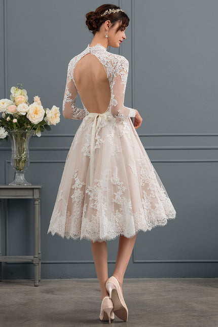Robe Portefeuille Tulle Dentelle