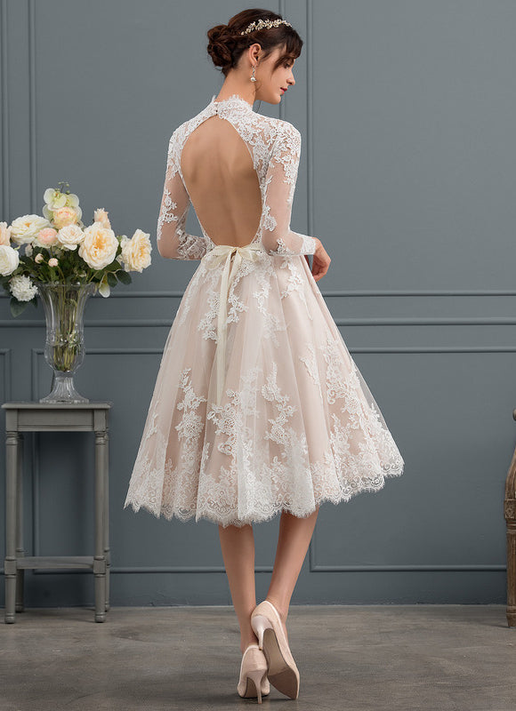 Robe Portefeuille Tulle Dentelle