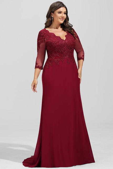 Robe Portefeuille Bordeaux Élégance - gallery 8