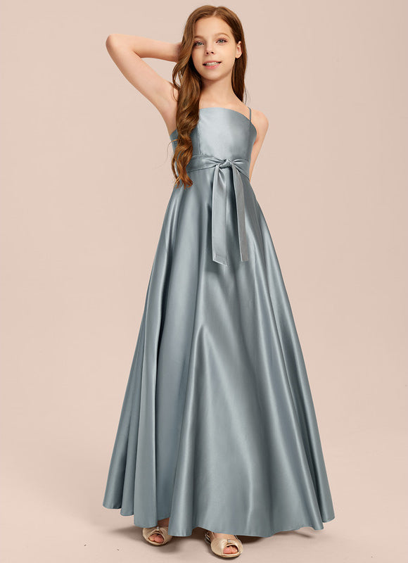 Robe Portefeuille Satin Azur - gallery 3