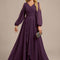 Robe Portefeuille Violette Aérienne