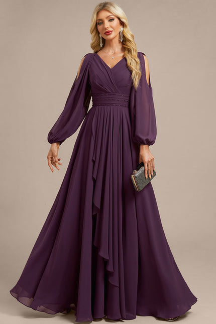 Robe Portefeuille Violette Aérienne