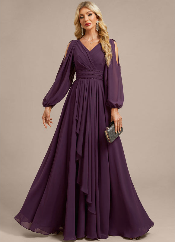 Robe Portefeuille Violette Aérienne