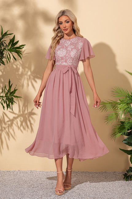 Robe Portefeuille Manches Courtes - gallery 6