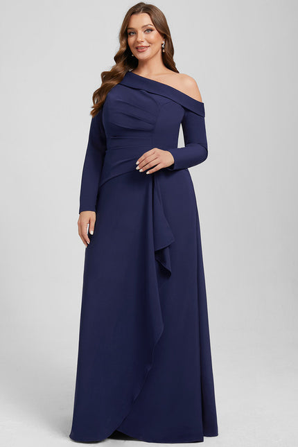 Robe Portefeuille Trapèze Asymétrique Chic - gallery 7