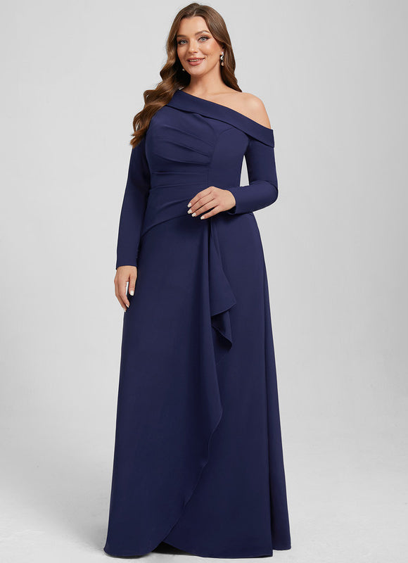 Robe Portefeuille Trapèze Asymétrique Chic - gallery 7