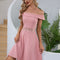 Robe Portefeuille Rose Décontractée