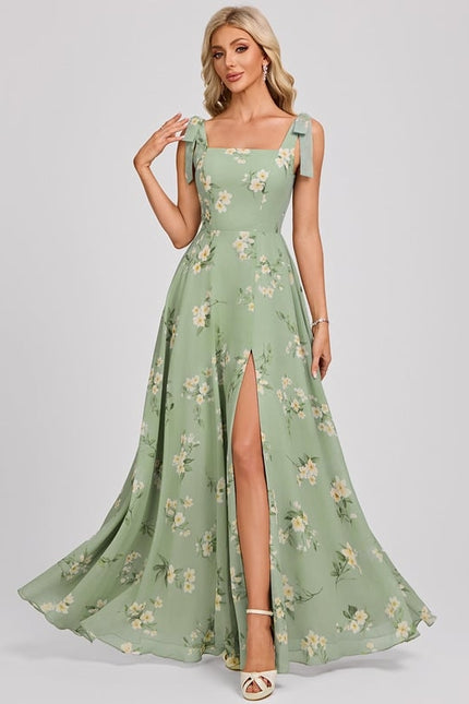 Robe Portefeuille Floraison Poudrée