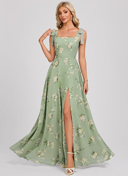 Robe Portefeuille Floraison Poudrée