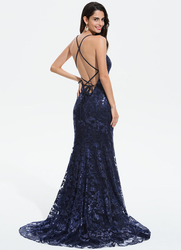 Robe Portefeuille Sirène Pailletée