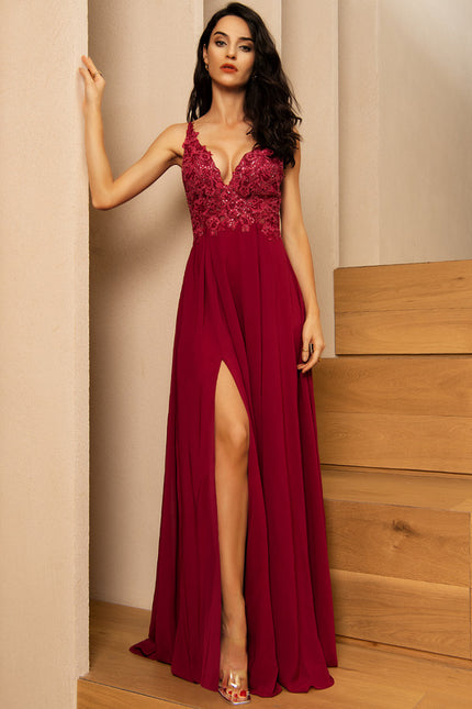 Robe Portefeuille Rubis Élégante