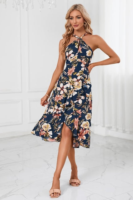 Robe Portefeuille Fleurie Sirène - gallery 5