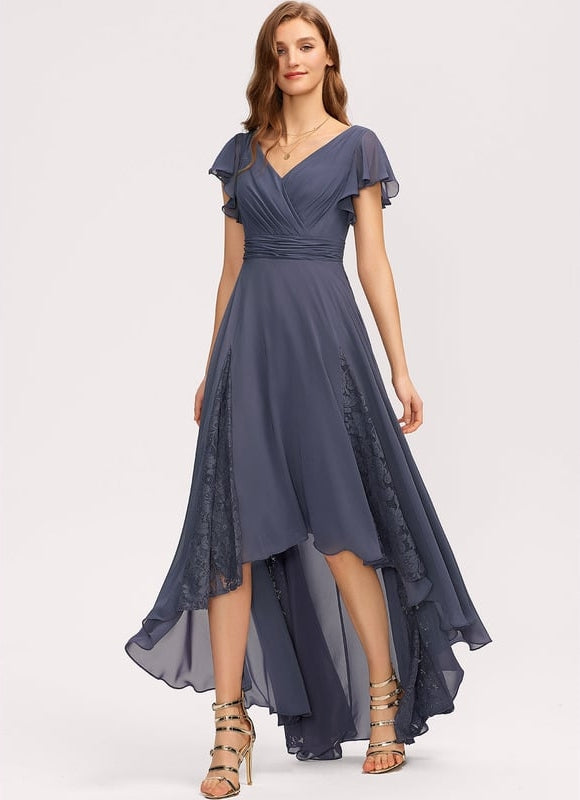 Robe Portefeuille Bordeau Évasée - gallery 4