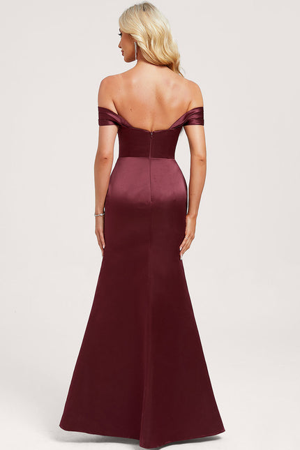 Robe Portefeuille Satin Éblouissante - gallery 4