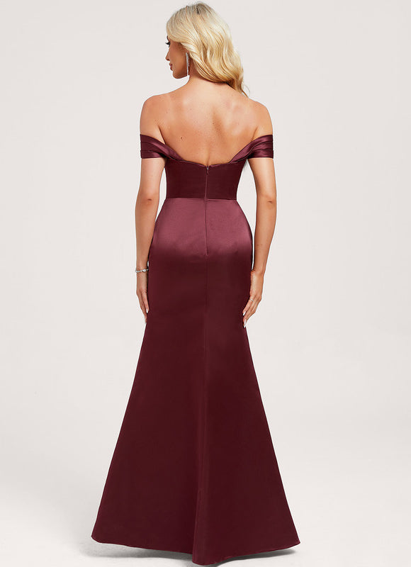 Robe Portefeuille Satin Éblouissante - gallery 4
