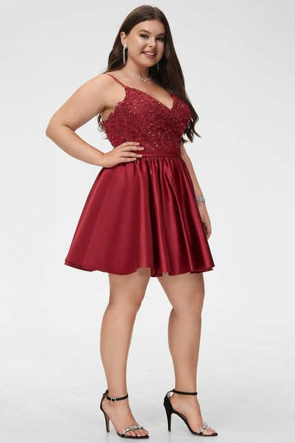 Robe Portefeuille Satinée Rubis - gallery 7
