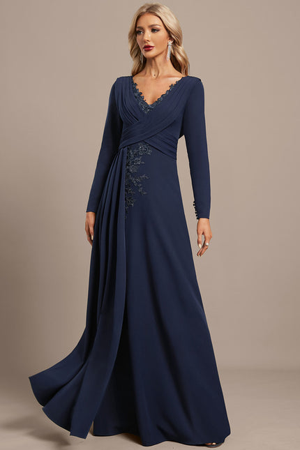 Robe Portefeuille Élégance Nocturne