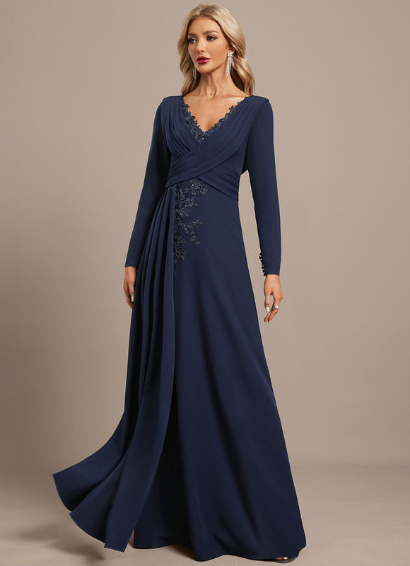 Robe Portefeuille Élégance Nocturne