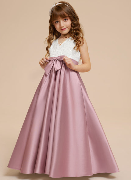 Robe Portefeuille Fille Satinée