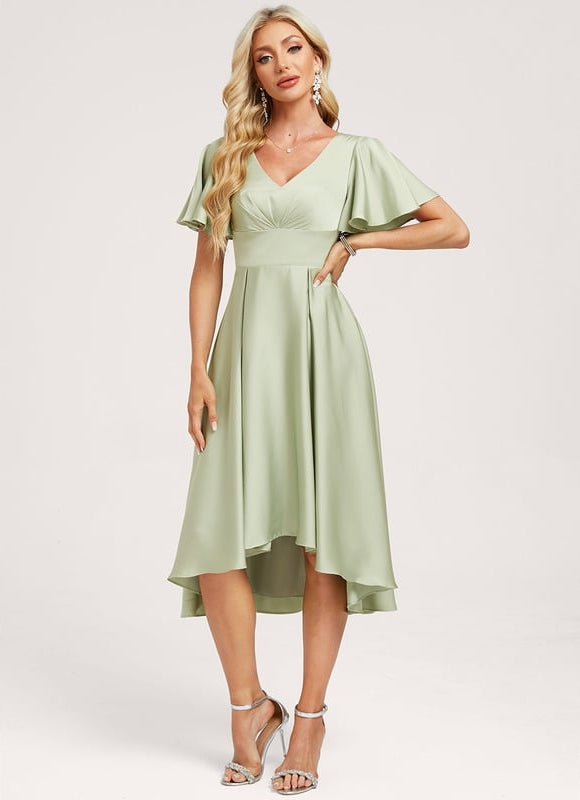 Robe Portefeuille Aérienne Sage - gallery 1