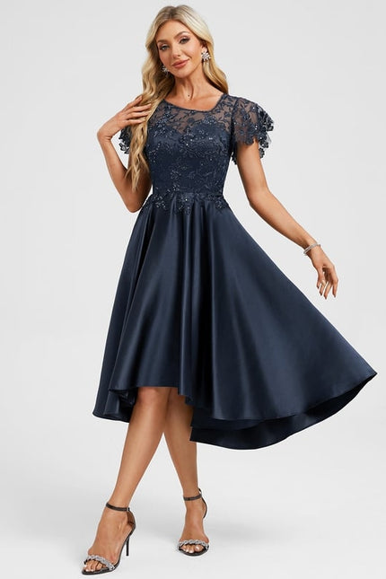 Robe Portefeuille Satin Chic