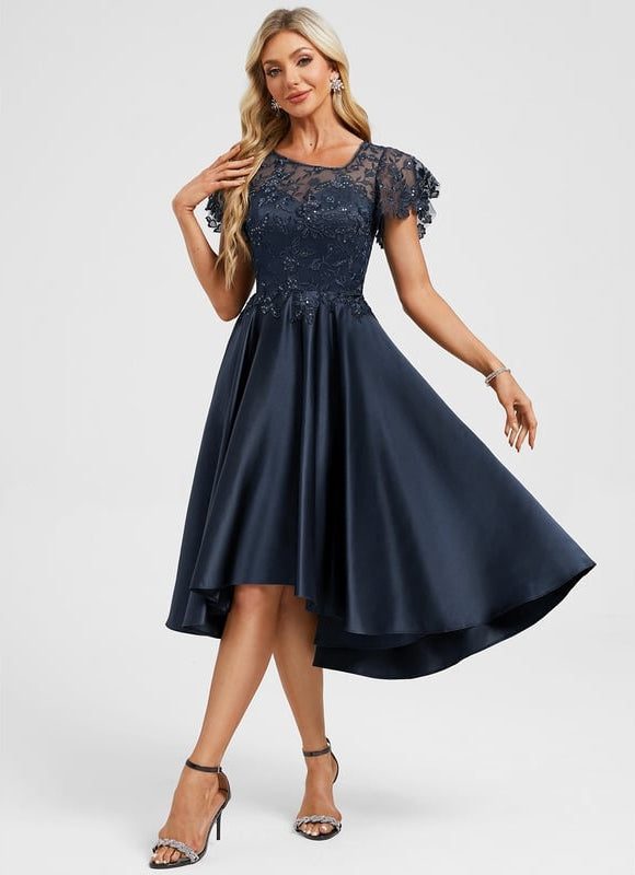 Robe Portefeuille Satin Chic