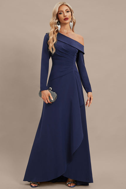 Robe Portefeuille Trapèze Asymétrique Chic