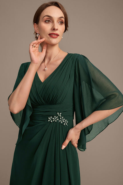 Robe Portefeuille Émeraude Céleste - gallery 1
