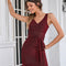 Robe Portefeuille Éclat Bordeaux