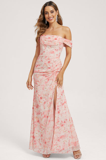 Robe Portefeuille Pétale Rosée - gallery 1