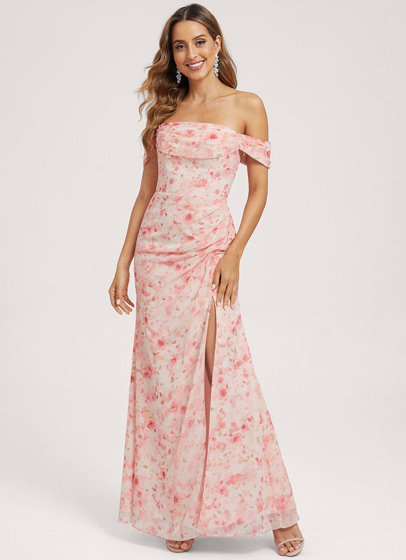 Robe Portefeuille Pétale Rosée - gallery 1