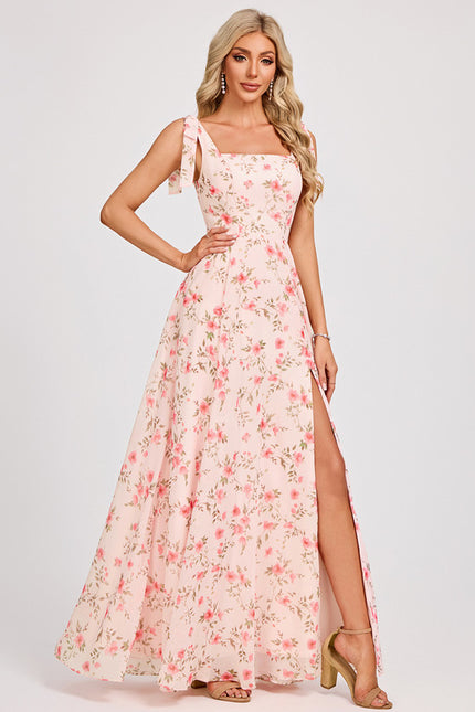 Robe Portefeuille Floraison Poudrée