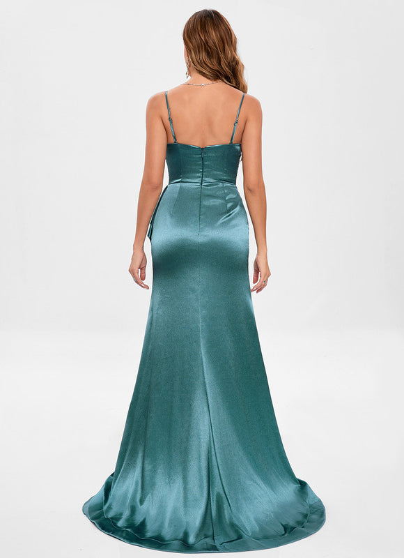 Robe Portefeuille Satin Glamour - gallery 4