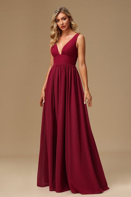 Robe Portefeuille Rose Drapée - gallery 2